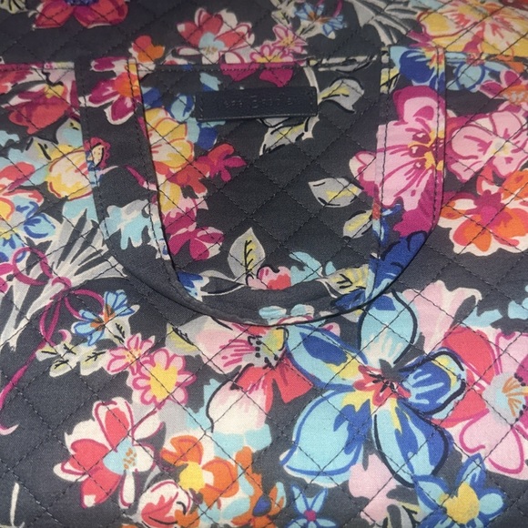 Vera Bradley Hanging Travel Cosmetic Organizer Floral Makeup Toiletry Bag - Picture 2 of 13